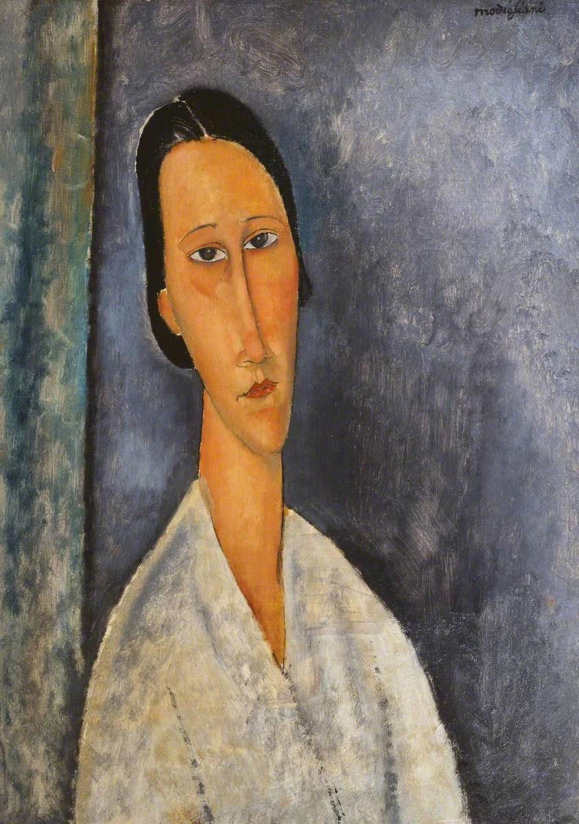 Amedeo Modigliani - 119, Ritratto di Anna (Hanka) Zabrowska, Tate, Westminster